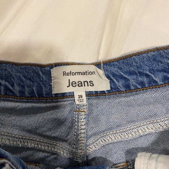 Reformation Liza High Waist Straight Leg Jean - Picture 6 of 10